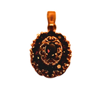 Pendentif or jaune 18K ornée de 13 grenats