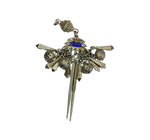 Pendentif en argent 999 typique laotien