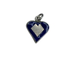 Pendentif en argent 999 en forme de coeur