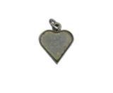 Pendentif en argent 999 en forme de coeur