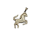 Pendentif en argent 925 en forme de cheval