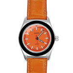 Montre avec bracelet orange