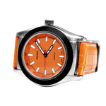 Montre avec bracelet orange